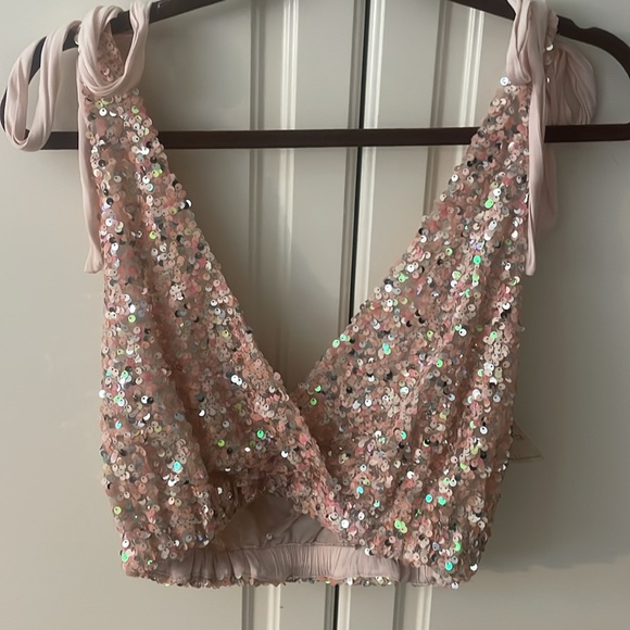 Free people pink sequin top - Picture 4 of 4